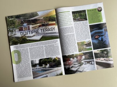 'Deniky Bohemia' Published Our Garden In Hodkovicky Today