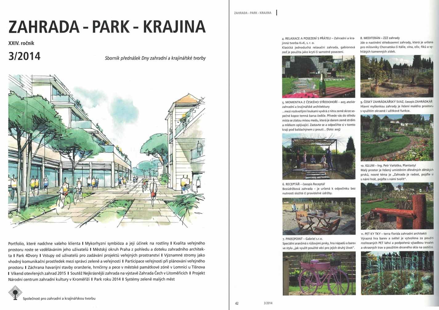 Zahrada Park Krajina 03/2014 - Competition The Most Beautiful  Garden (Bohemia Garden Exhibition)