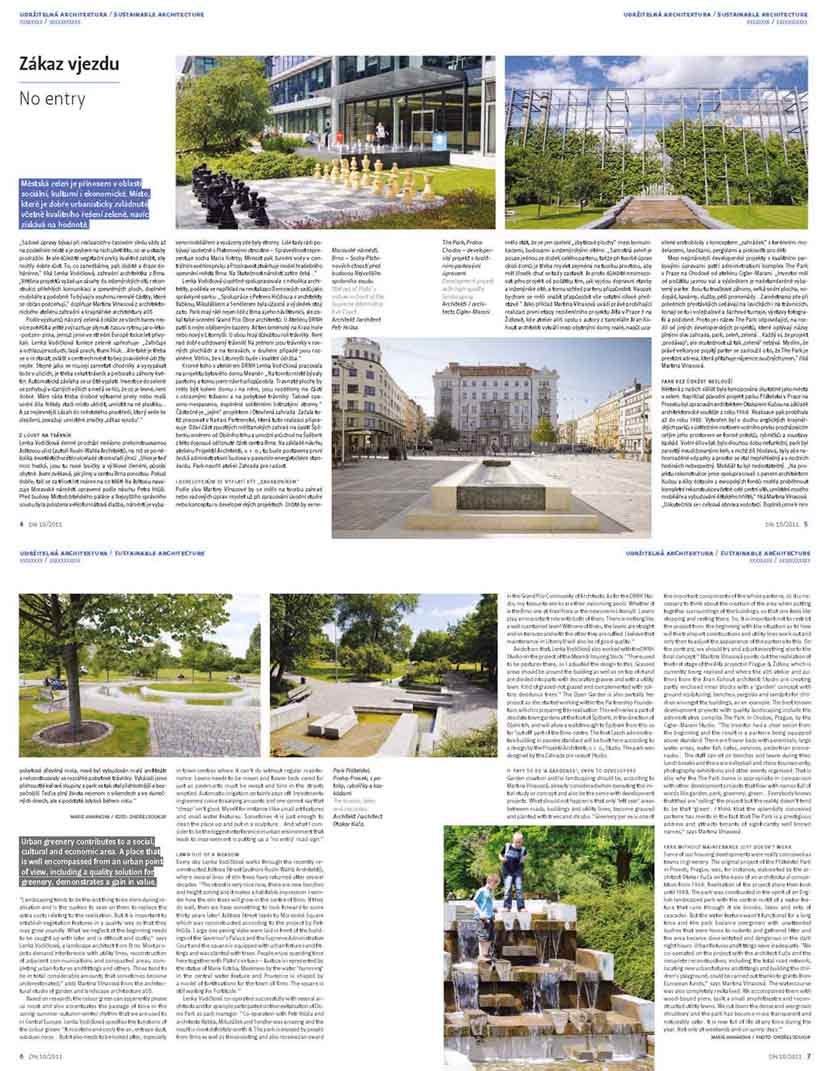Development News 10/2011 - Interview about the importance of greenery in cities