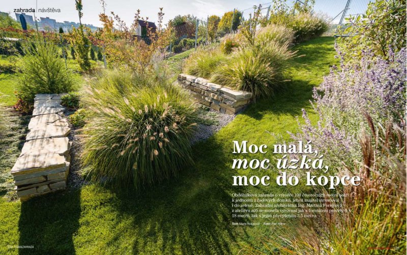 Beroun Garden in 'Dum a Zahrada' magazine